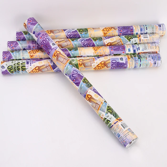 Popular Design Prop Toy Euros Party Shooter Party Popper Confetti Cannon For Celebration