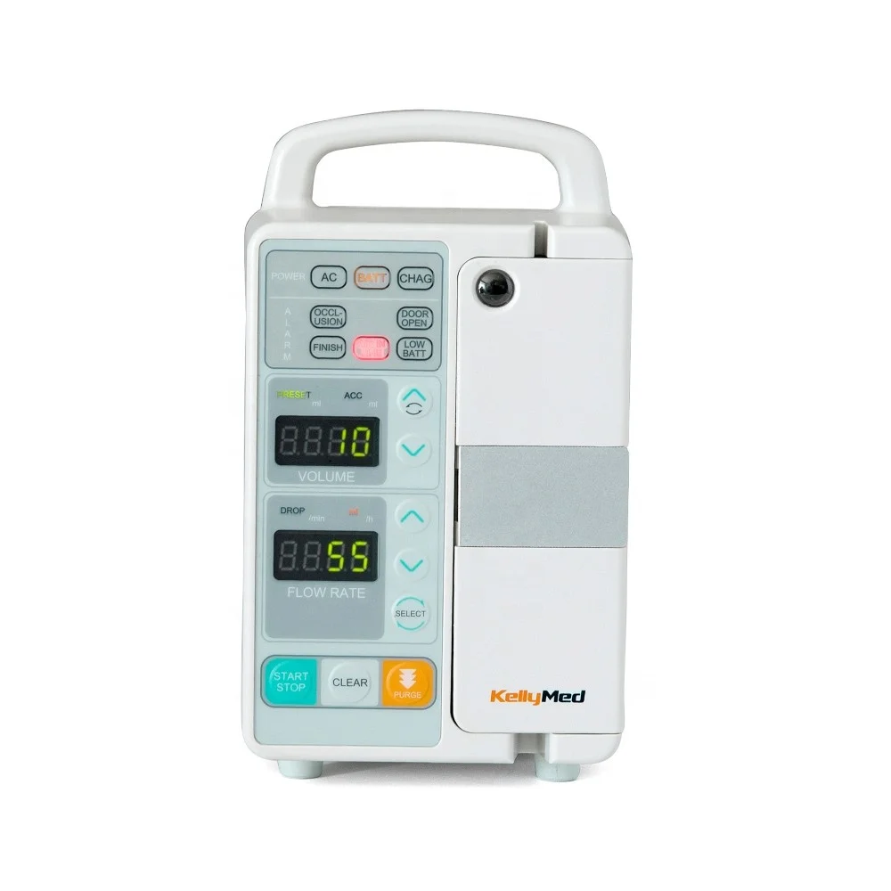 Hot Sale IV Portable Infusion Pump Syringe Infusion Pump with Digital Display for Medical CE ISO