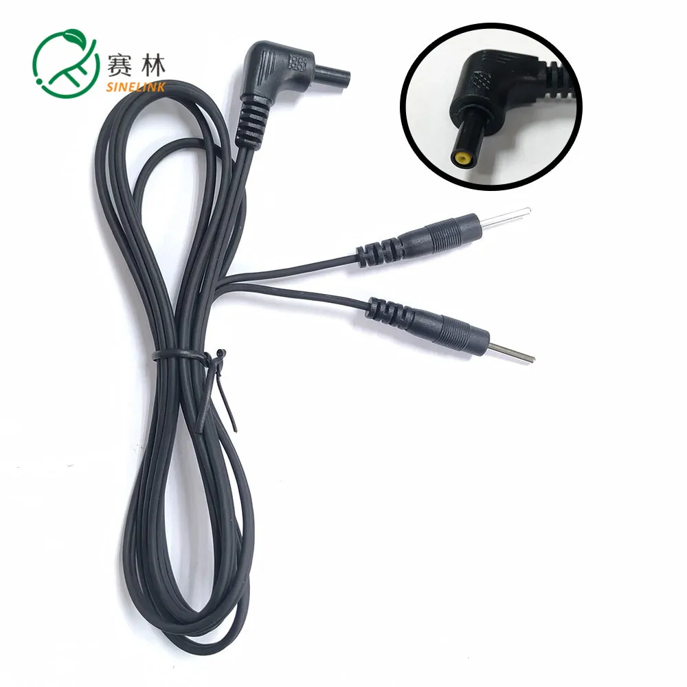2.35mm Plug Lead Wire Electrode plug to Ear Clip Stimulator lead Cable