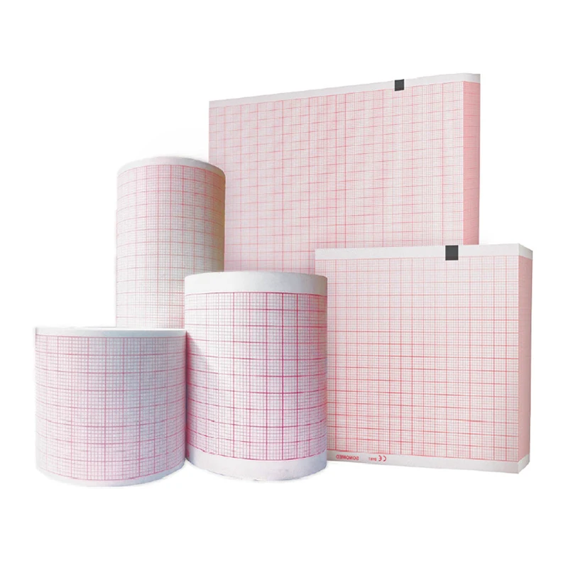 Custom 80mm 20m 144 30m 57mm 30m Media Roll 20 Cm Z Fold 210 Ecg Paper