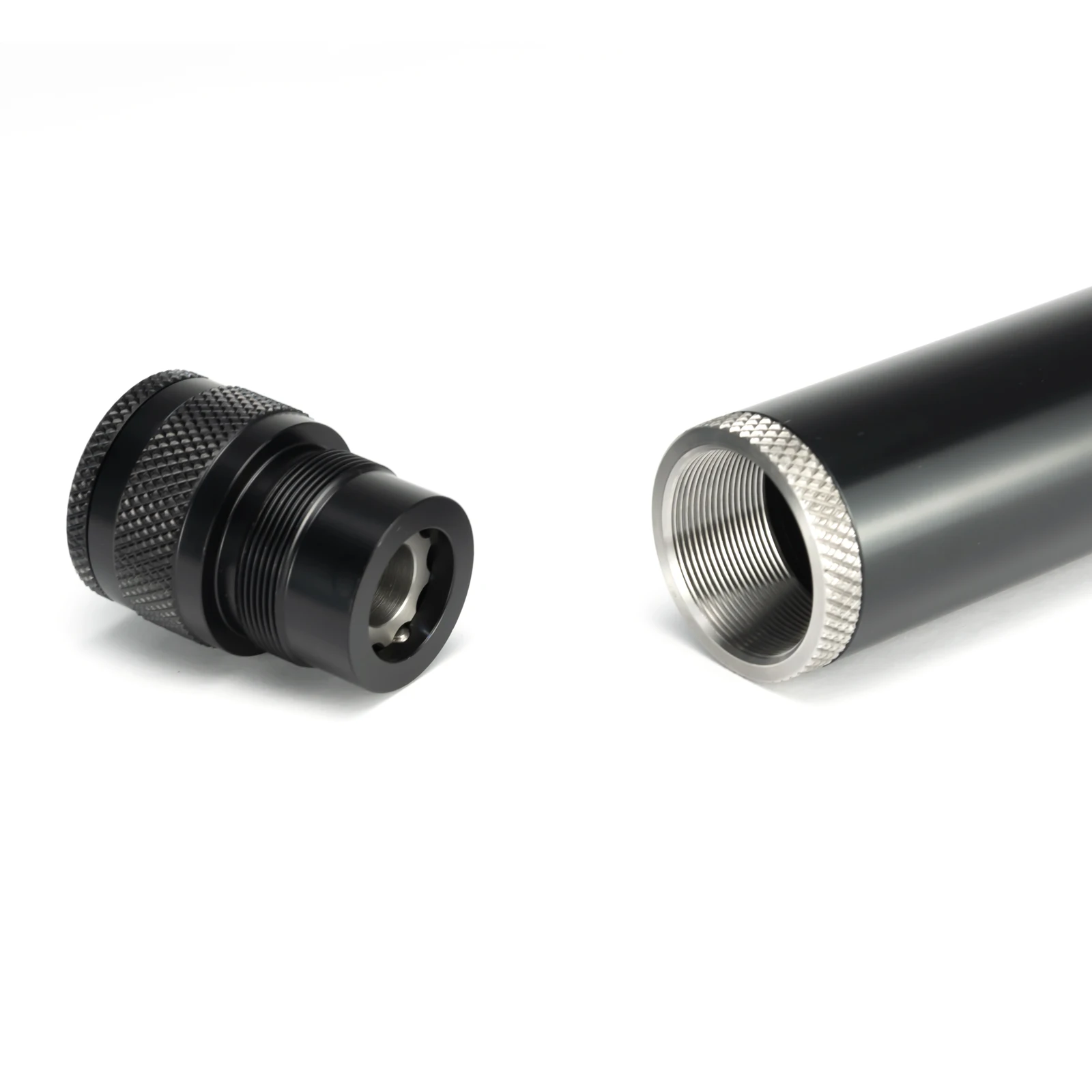 Stainless Steel Male M34x1.25 to Female 1-3/16x24 ( 1.1875x24 ) Adapter Ring QD for 1.45x7 Solvent Trap / Booster / Trilug