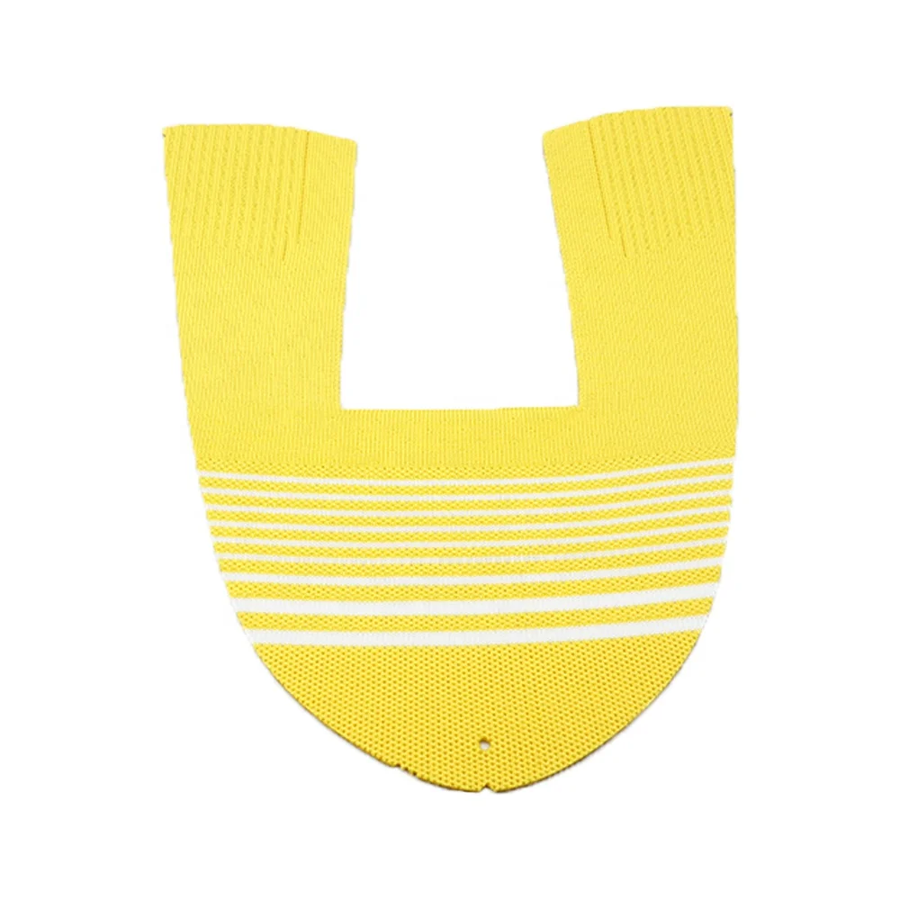 Zapatos deportivos de tela superior capelladas tejidas shoes upper glitter shoes men sport running vamp shoe vamp making