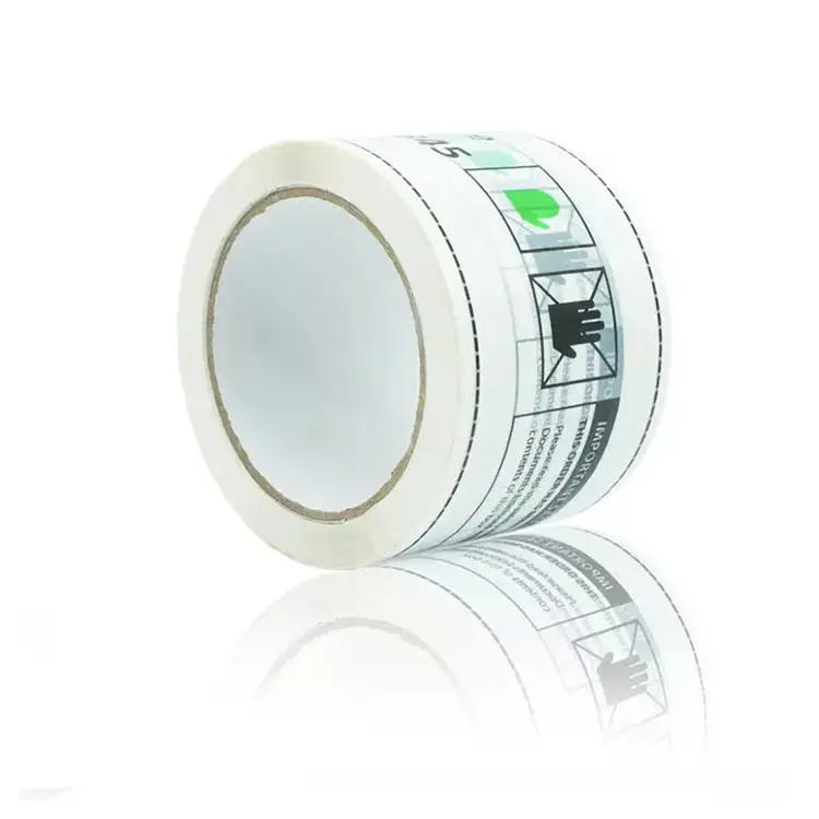 Adhesion Customized Printed Fragile Opp Packaging Tape Bopp Sticky Tape With Logo