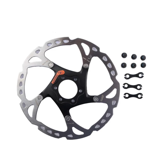 Shimano Mid Lock Rotor RT76 160mm 180mm 203mm 6 Bolt Brake Disc MTB Mountain Bike Bicycle Rotor