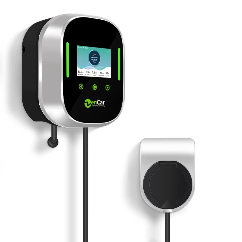 Zencar WPro with APP ev charging station 22kw 32A wall charger with type 2 socket 3P wallbox