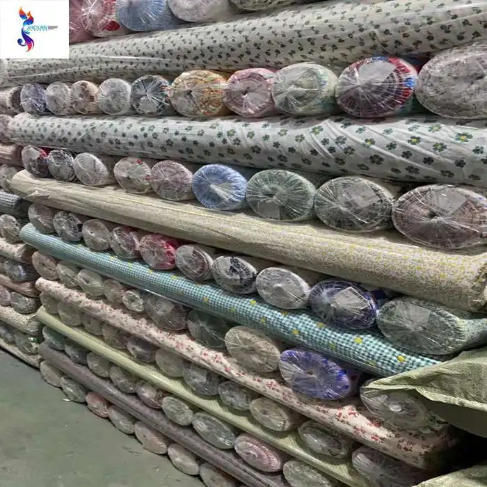 Good quality poplin print fabric wholesale polyester cotton printed poplin fabric stocklot woven printing shirts fabric