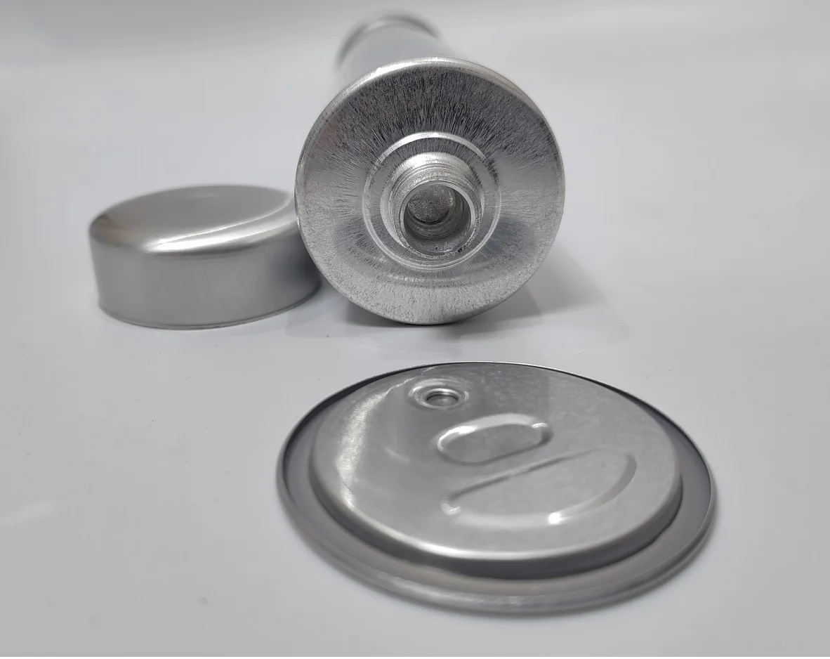 Metal packaging silver Sealant silicone glass adhesive silicone adhesive seam sealant hothard Aluminum  tubes.