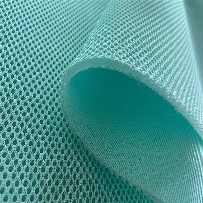 100% Polyester Backpack Jiangsu Plain Knitted Air Mesh Sandwich Mesh Fabric Product Shoe Lining 3D Fabric for Bike Seat 1 Meters