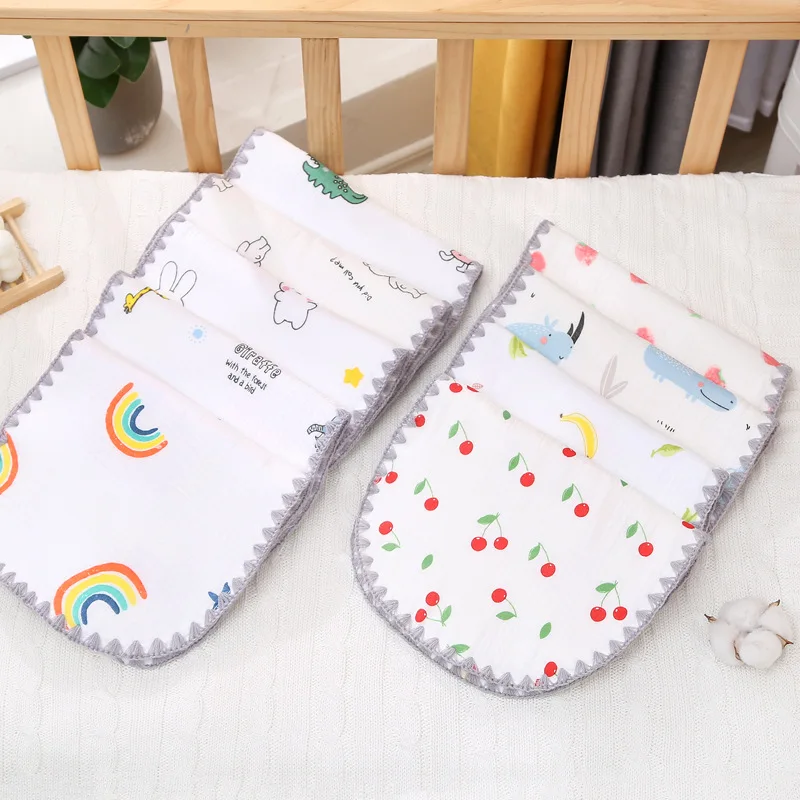 Pillow towels for newborns aged 0-3 months or above baby pillows anti spitting pads fine fabric pillows soft and sweat absorbing