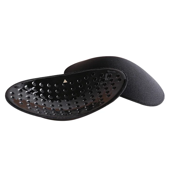 Wholesale Women Bra Accessories Reusable Self Adhesive Fabric Silicone Shoulder Pads For
