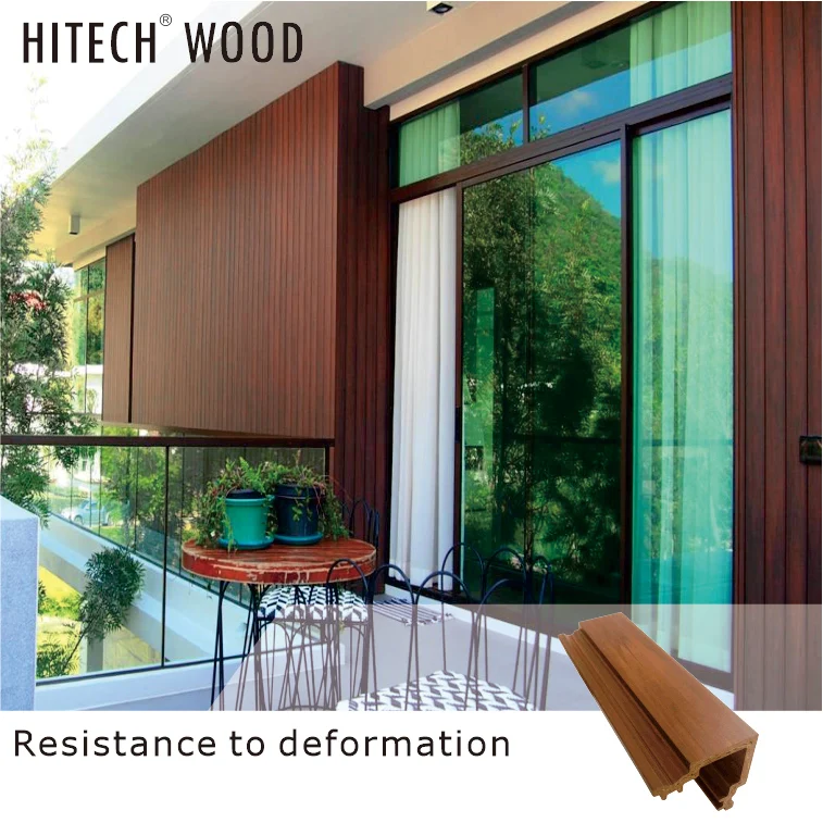 
European standard Eco-friendly WPC Exterior Wall Covering for OEM interlocking Outdoor boards easy to install clean 