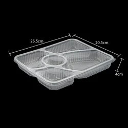 fast food lunch breakfast dinner sushi disposable bento box with lid