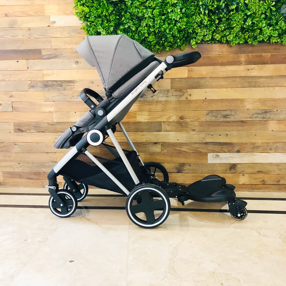 Brightbebe высокого качества Универсальный портативный удобные детские стоя сидя прогулочная коляска