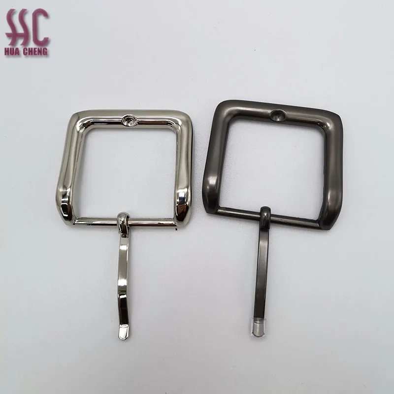 Fashion  heavy 40mm size high quality western style custom logo design metal pin belt buckles for men belt buckle