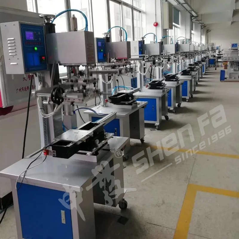 Semi-automatic hot stamping machine