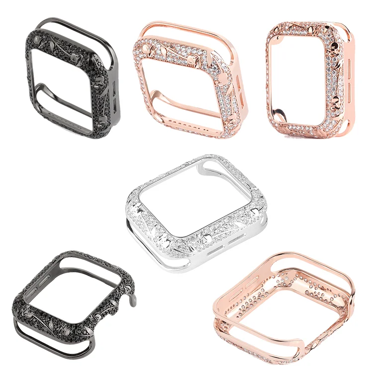 Подходит для часов apple iwatch2 3 4 5 6 чехол с алмазной инкрустацией оболочка
