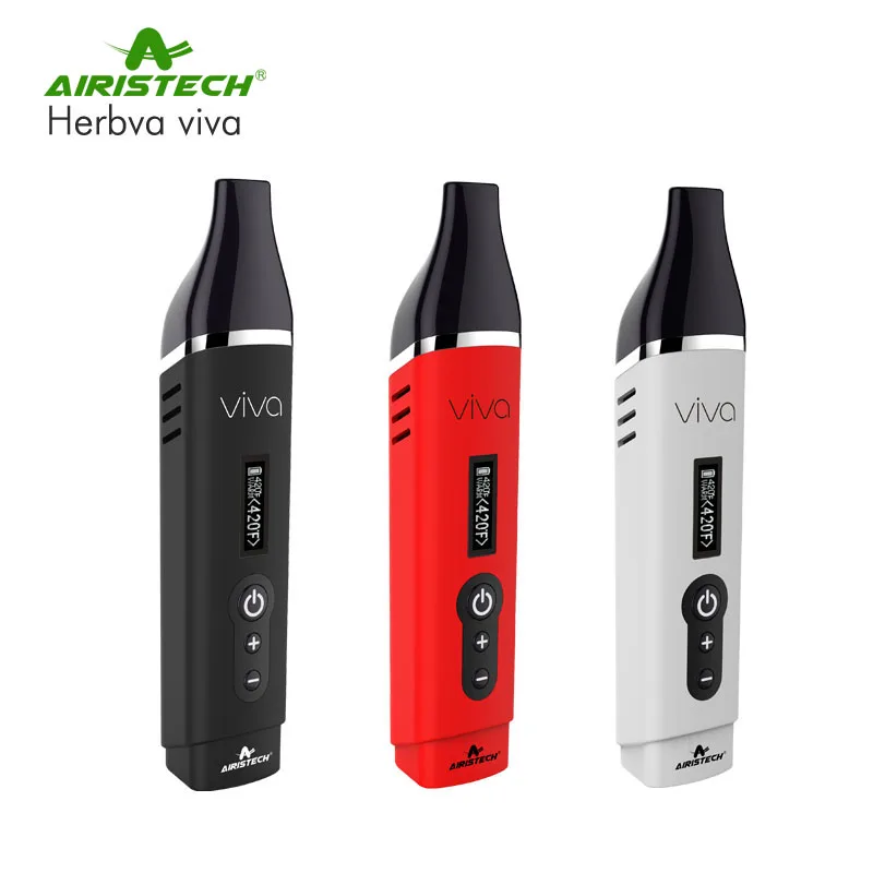 Online selling 2200mah 510 thread battery Portable Dry Herb Vaporizer Pen Airis Viva
