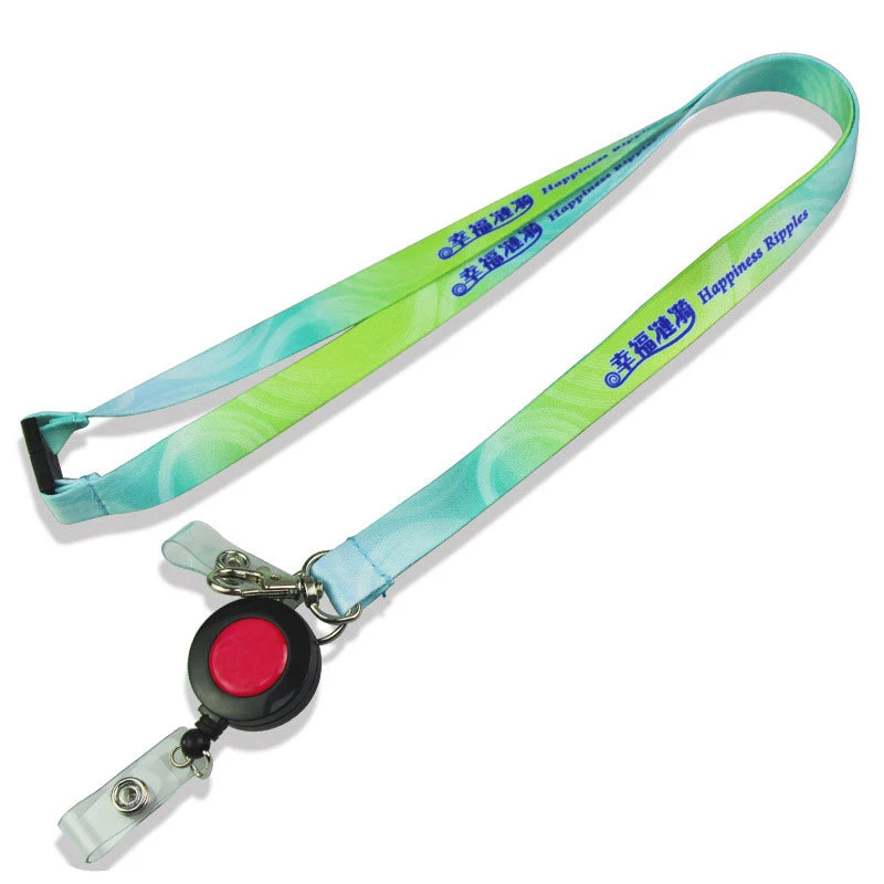 Professional Manufacturer friendly nursing lanyards Id Card holder Lanyard with Metal Clip