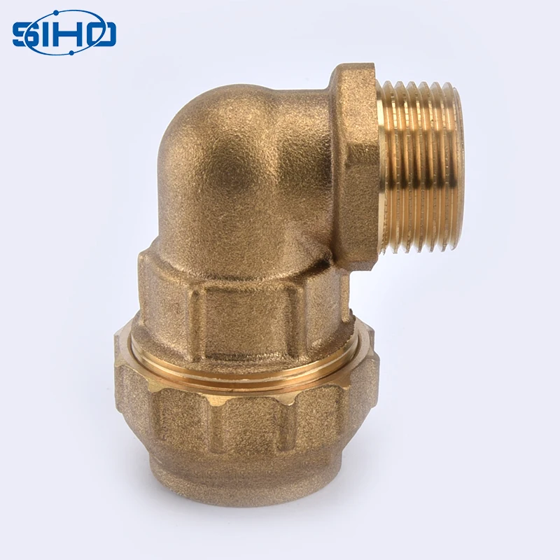 Factory direct sale elbow straight HDPE PE compression fitting