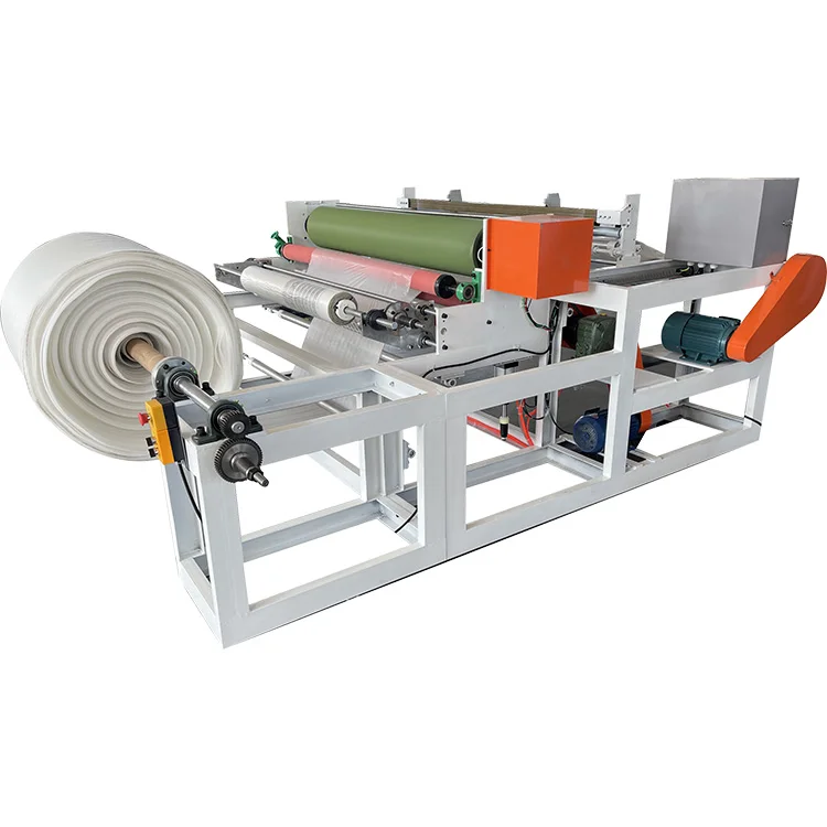 FLY-1600 EPE foam sheet lamination machine embossing function