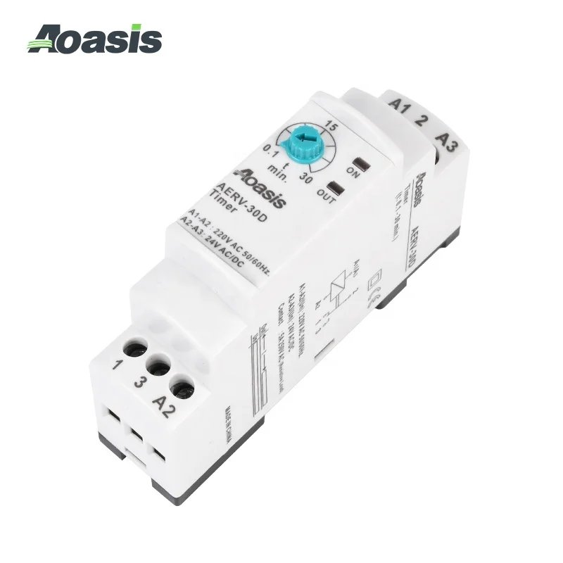 AERV-30D On delay timer  Relay Electronic Adjustable Delay Time Relay 0.1s to 30 minutes