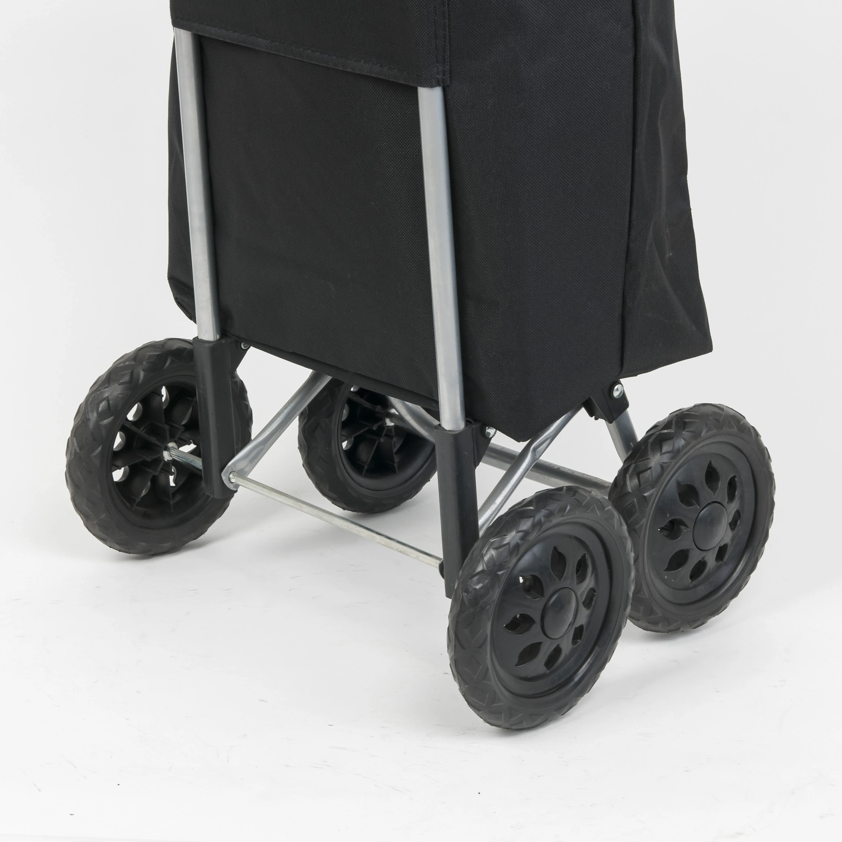 35L capacity 4-wheel shopping trolley folding with waterproof fabric