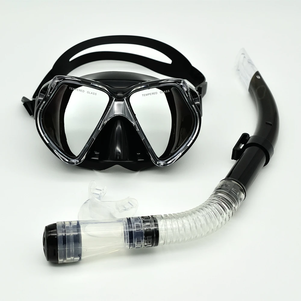 Water sports PVC scuba mask snorkel set PVC swimming mask mask