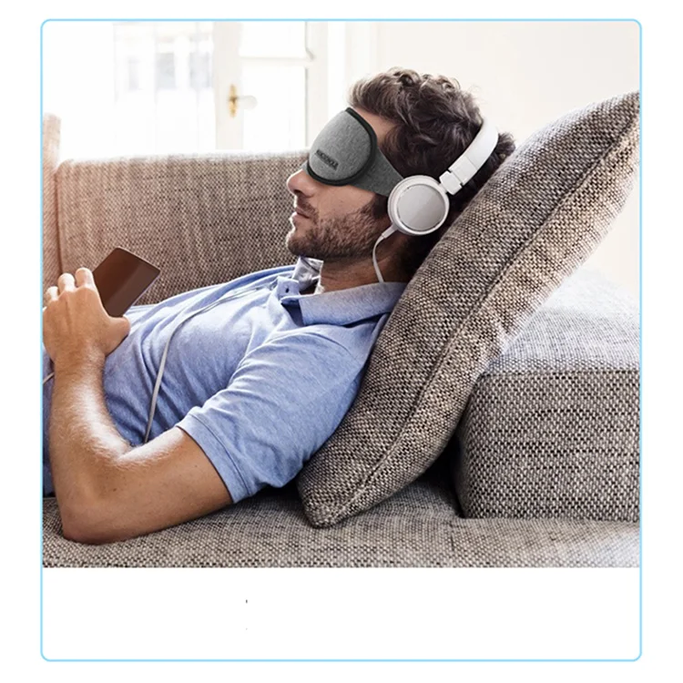 Custom Logo Advanced Professional Sleeping Mask Adjustable Eye Cups Sleep Mask Blackout 3D Sleep Mask With Memory Effect