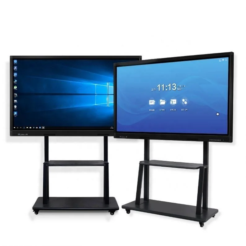 White Board interactive flat panel Infrared 10 Points Touch Screen 65 Inch Whiteboard smart board for School