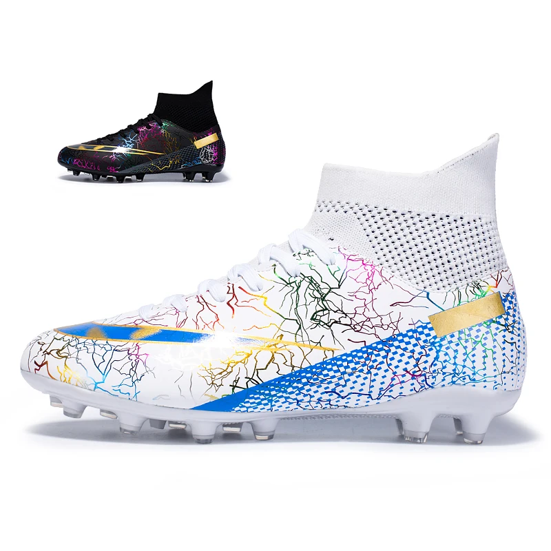 2023 New Wholesale Soccer Shoes Rubber Spikes Training Football Boots Football Shoes Wholesale Soccer Shoes