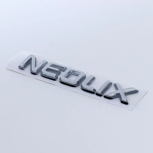 Hot sale custom Abs chrome car emblem badge plastic car logo sticker