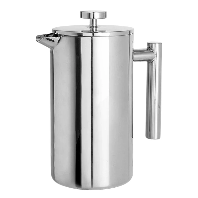 350ML New model Stainless 304 Double Wall French Press Coffee Maker Portable Camping Hand French Press Coffee Pot