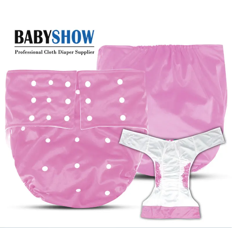 Waterproof Adult Cloth Diaper For Disabled Old Women And Men Reusable Adult Diaper Cloth Nappy