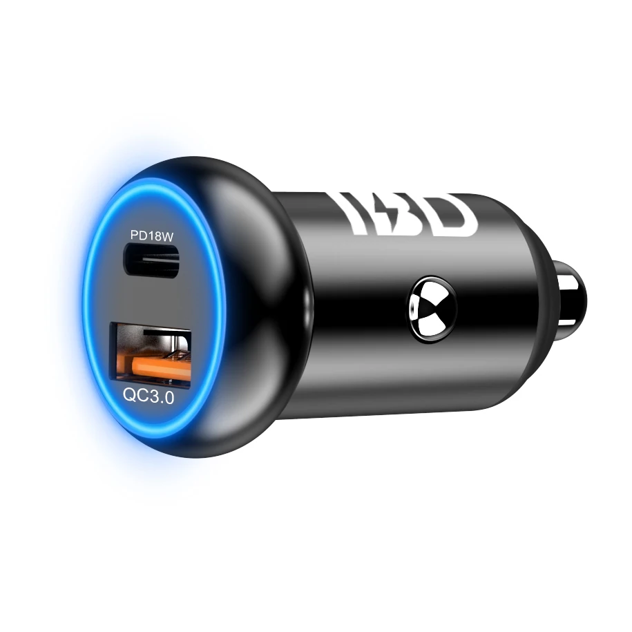  Зарядное устройство Usb Dc для мобильного телефона белое автомобильное зарядное Qc 3 0 12 В 24 с двумя Usb-портами 36 Вт