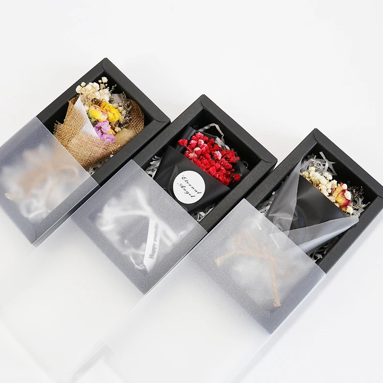 BX-9 Dried flower handmade souvenirs mothers day christmas  supplies mini decorative flowers gift boxes flower box bouquet