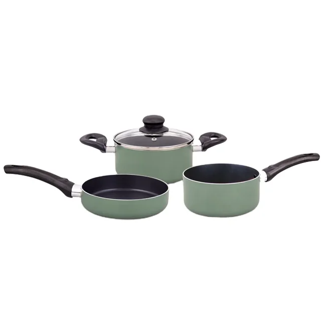 Набор посуды из прессованного алюминия, 4 шт., антипригарные кастрюли, антипригарная Кастрюля, кастрюля с Индукционным дном