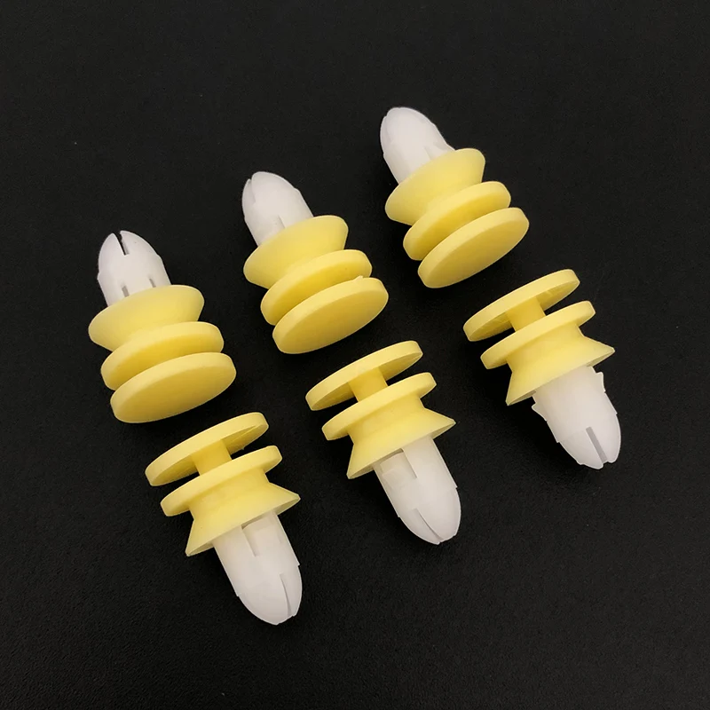 10Pcs Car Door Panel Skirt Plastic Fastener Clips Rivet For Volvo CV40 XC90 V60 XC60 S60L S60 V40 S80