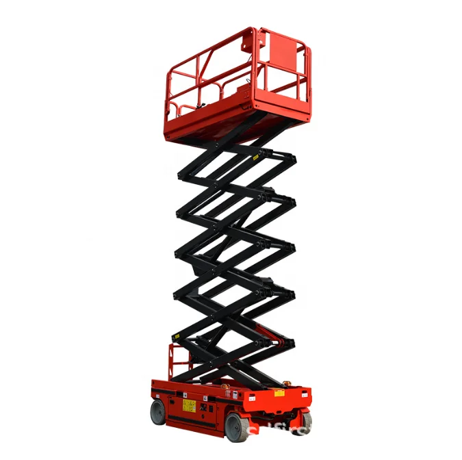 6m electric track rough terrain  scissor lift man lift diesel tracked scissor lift