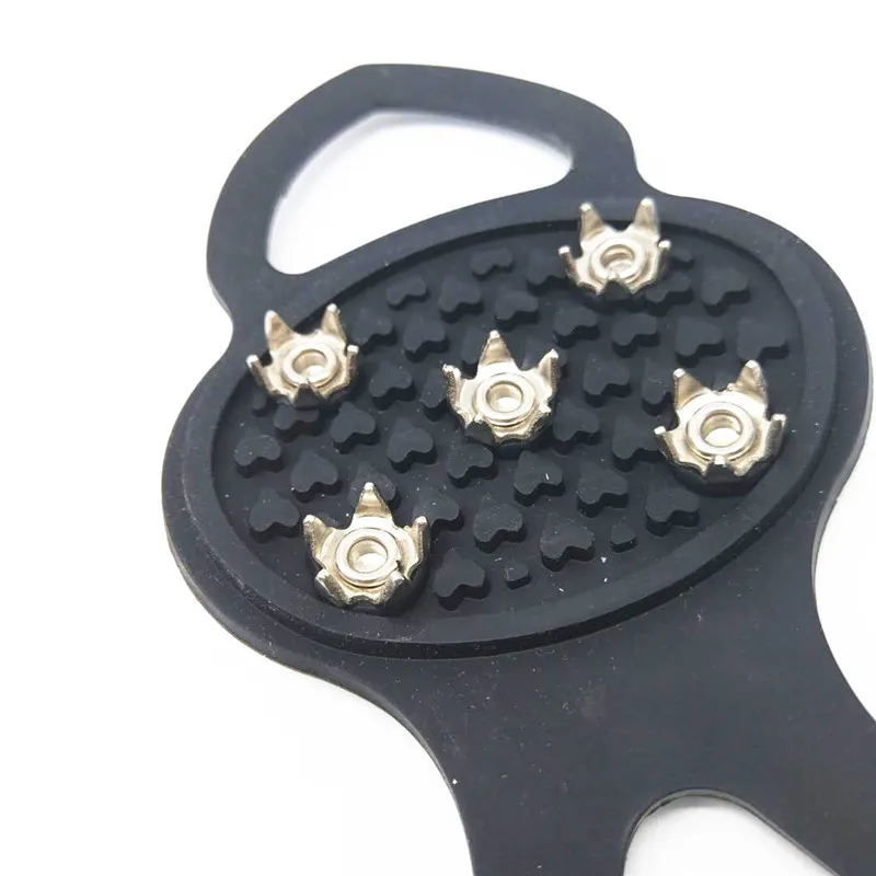 hiking ice shoe spikes anti slip ice cleats heel traction climb winter shoes ice spike boots