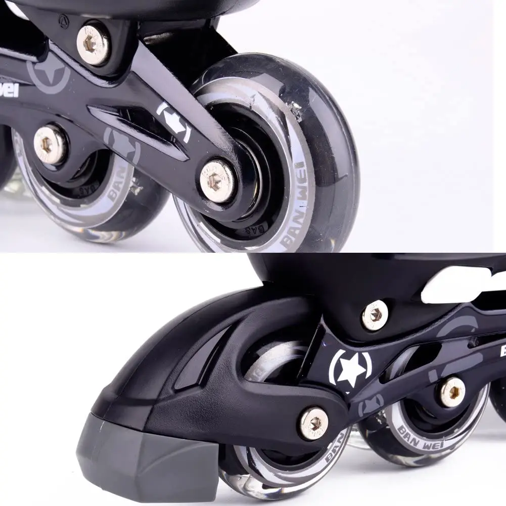 XW High Quality Adjustable Flashing Roller Skates Shoes Wholesale Outdoor Sports Inline Skates For Kids Adult