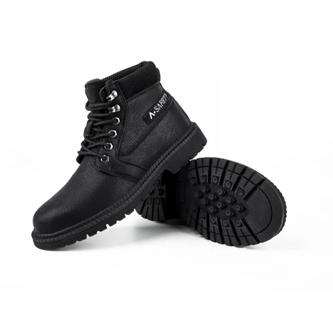 Anti-oil Non Slip Smash Resistant Safety Shoes In Construction Men Women Ladies Protective Work Boots For Construction Scene