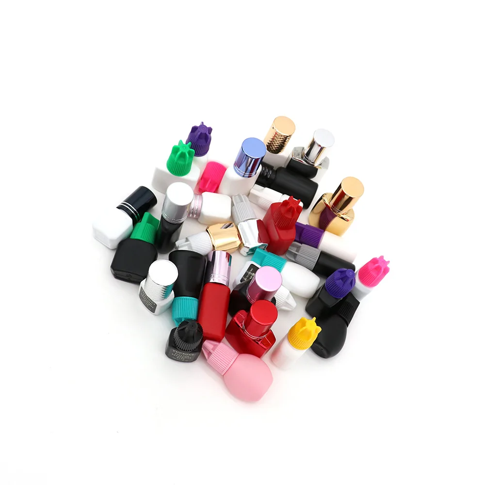 Small Tube Eyelashes Glue 2 Ml Plastic Tube Transparent Eyelash Glue Make Up Items Full Strip False Eyelashes Adhesive