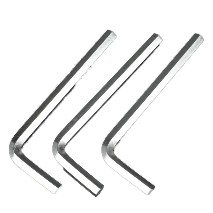 L Type Allen Key Easy To Use Spanners And Kit Tools flat head Hex key wrench nickel plating