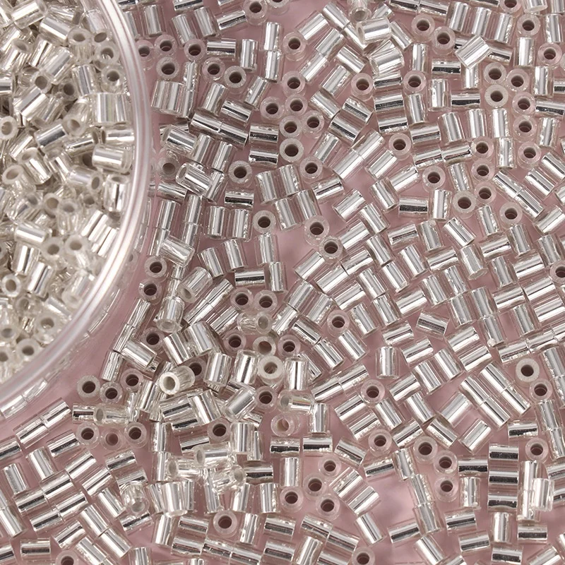 Factory Wholesale High Quality 3.8mm Embroidery Pipe Loose Beads For Fabric Embroidery Machine Glass Beads