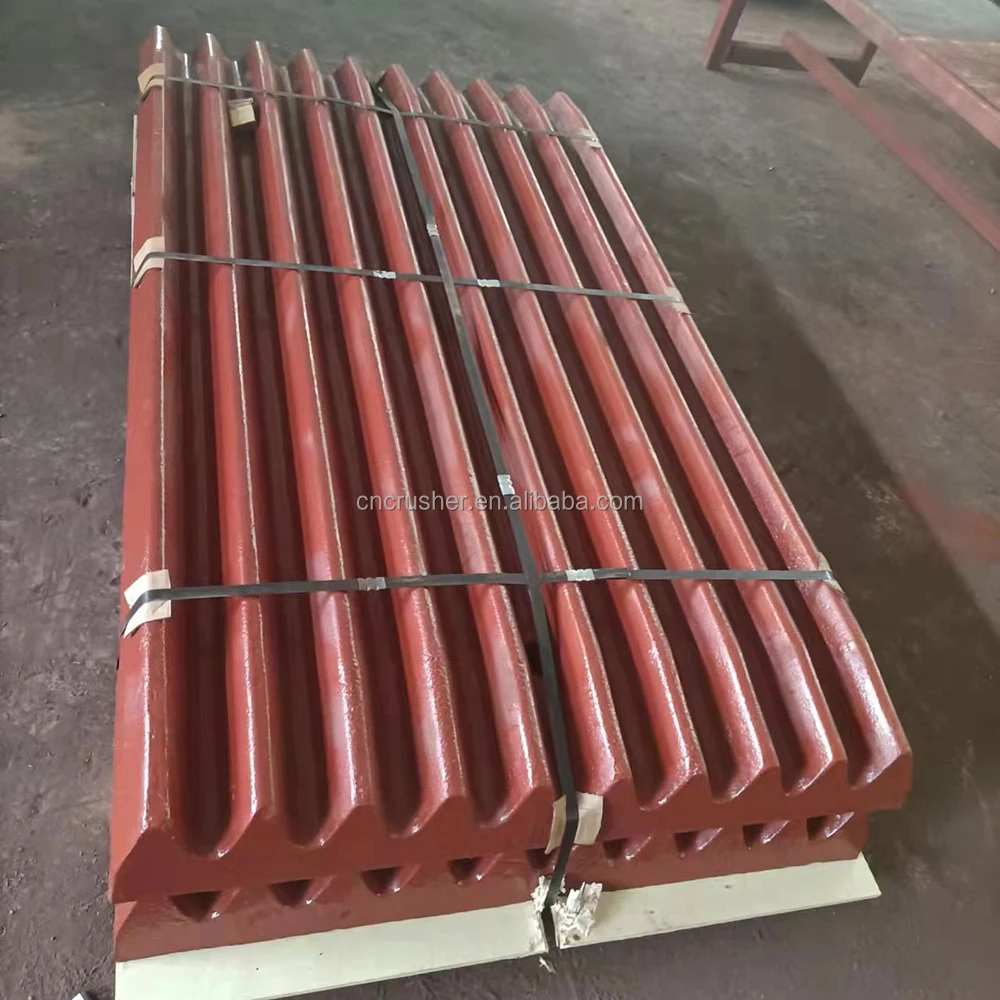 Customized Active Mn13 jaw plate Oem Jaw crusher spare part jaw plate