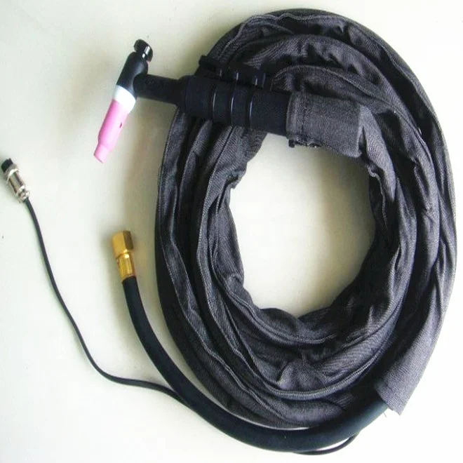 С газовым охлаждением черная Сварочная горелка для сварки вольфрамовым электродом WP-26