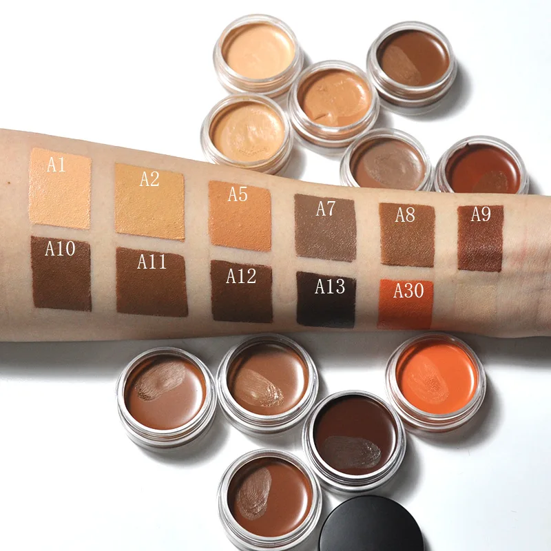 OEM Your Logo 10 Colors Concealer Gel Reduce Dark Spots Blemishes Flawless Full Coverage Color Correcting Concealer