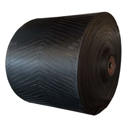 Customized Ep 500 4 Patterned Rubber Chevron Conveyor Belting For Coal Mine