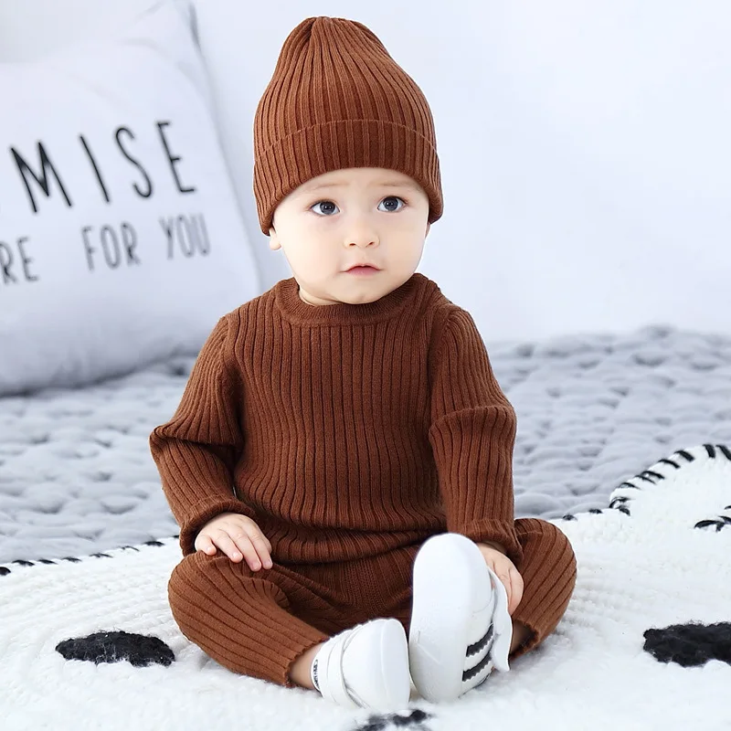 Wholesale  Kids Outfits Wear Winter Newborn Toddler Infant Baby Clothing Sets For Baby Boys Clothes Set Overall