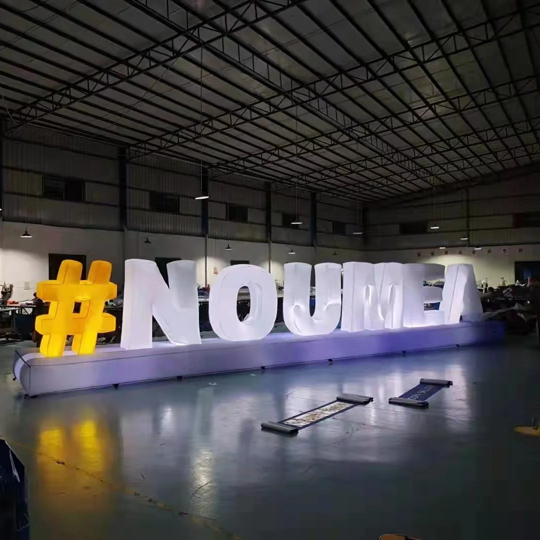 large inflatable letters alphabet for Advertising promotion event